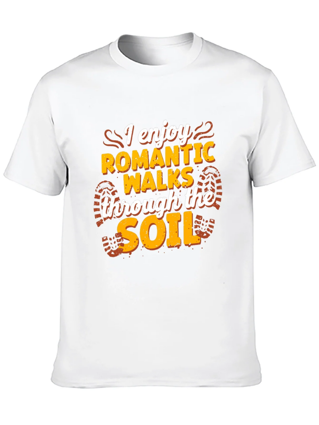 Romantic Walks Soil T-Shirt - Black Funny Hiking Tee product image 12
