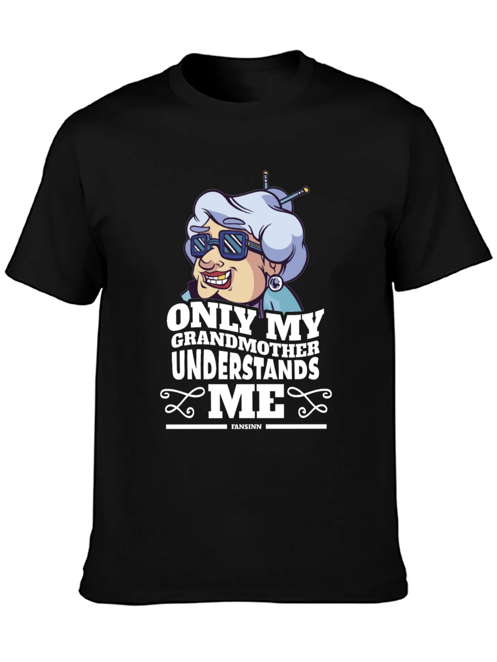 Funny Grandmother T-Shirt - Only My Understands Me product image 6