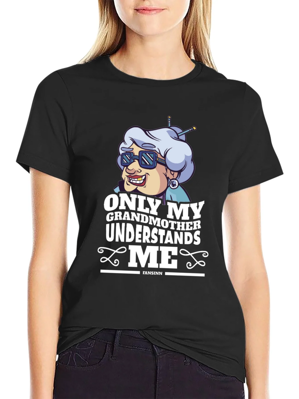 Funny Grandmother T-Shirt - Only My Understands Me product image 5