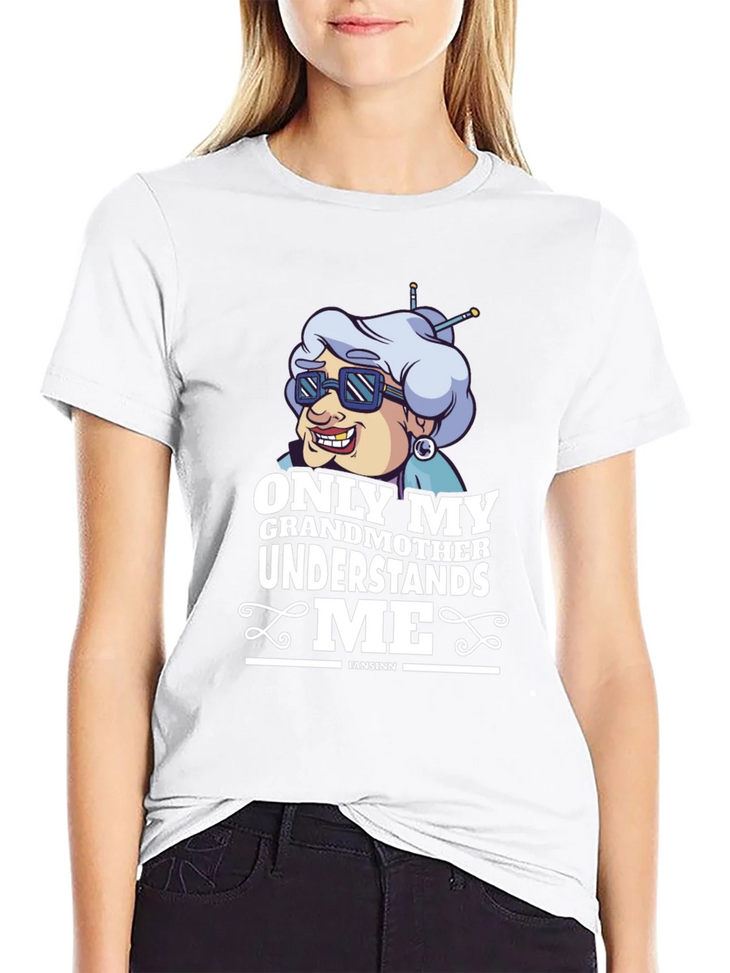Funny Grandmother T-Shirt - Only My Understands Me product image 11