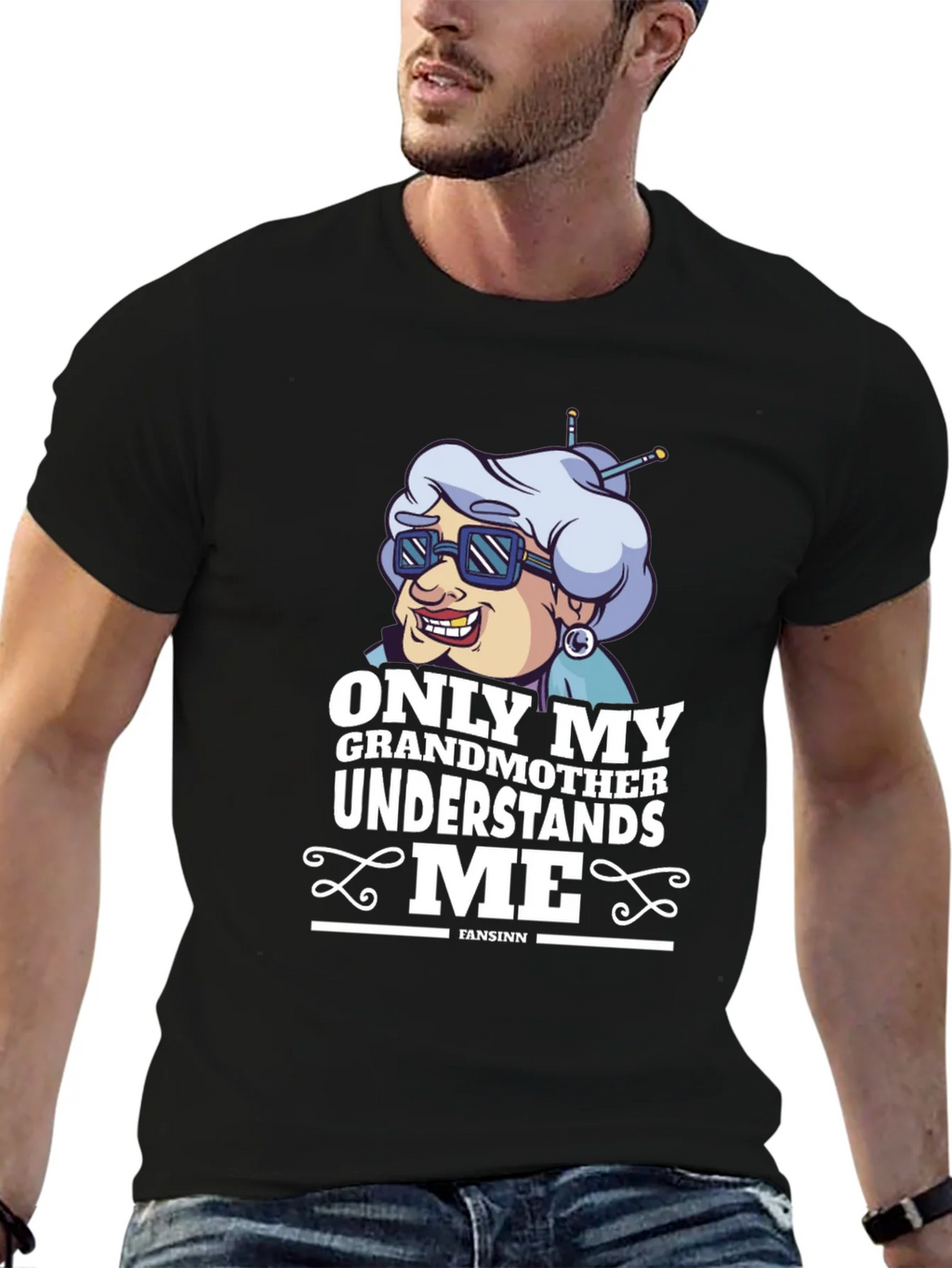 Funny Grandmother T-Shirt - Only My Understands Me product image 9