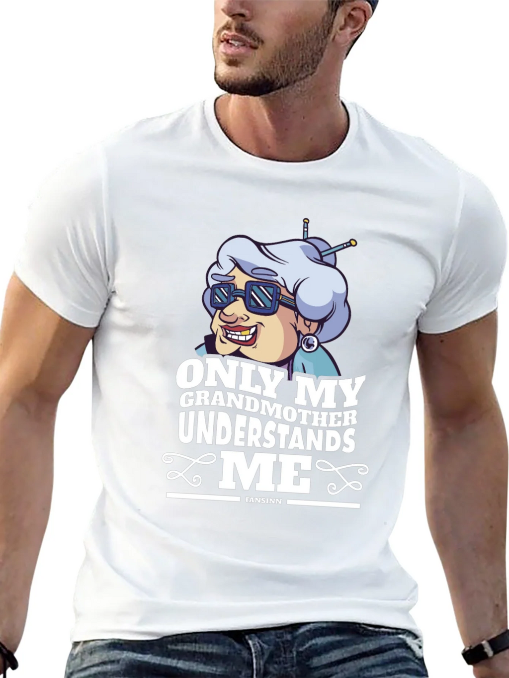 Funny Grandmother T-Shirt - Only My Understands Me product image 4