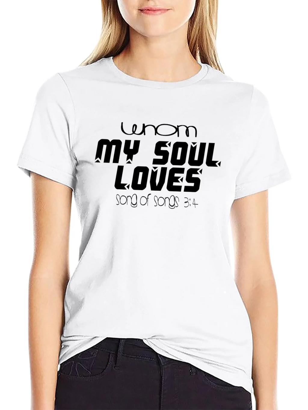 Whom My Soul Loves Black T-Shirt product image 11
