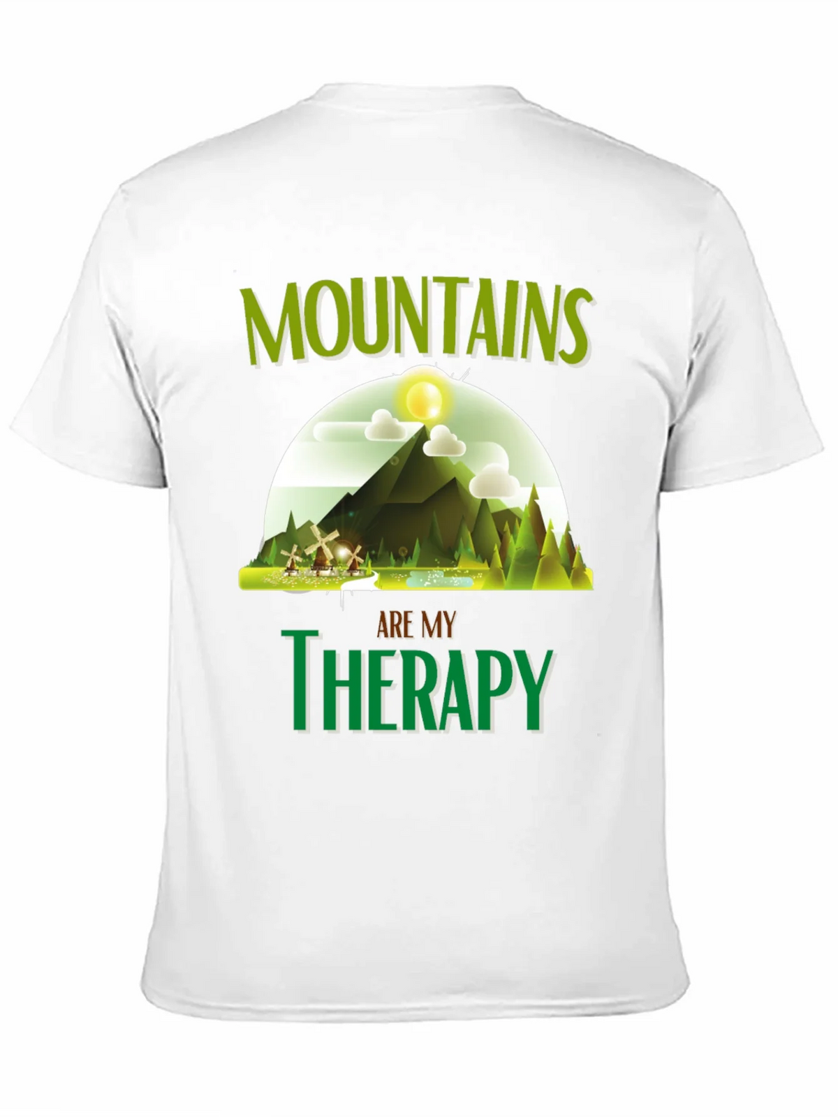 Mountains are My Therapy Graphic T-Shirt product image 2