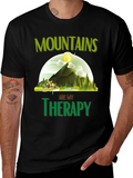 Mountains are My Therapy Graphic T-Shirt product image 1