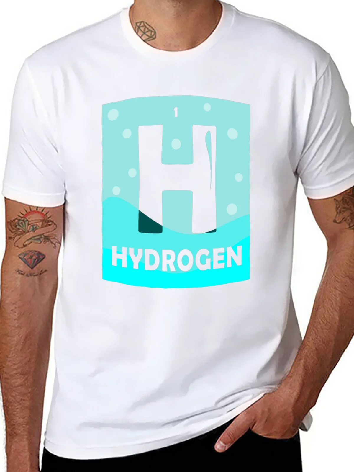 Hydrogen Element T-Shirt - Science Tee product image 10