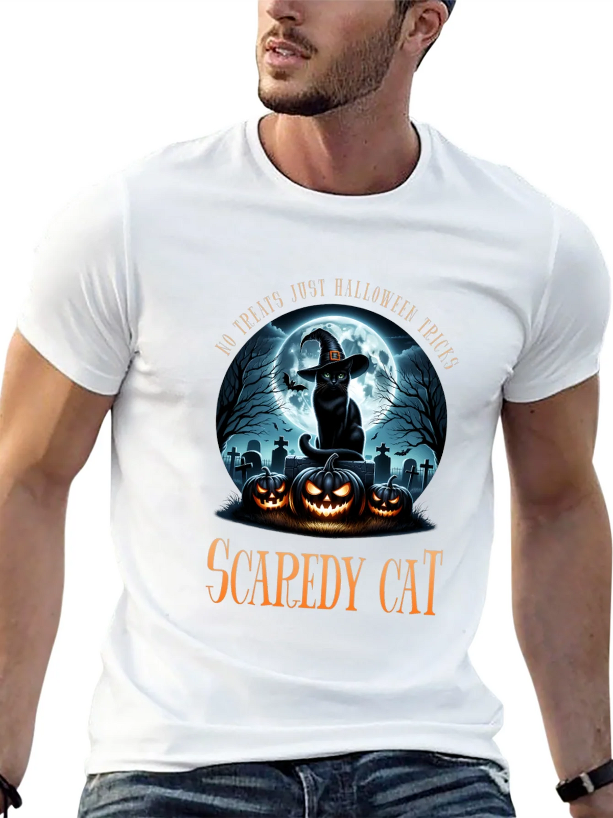 Halloween Cat T-Shirt - Scarey Spices product image 4