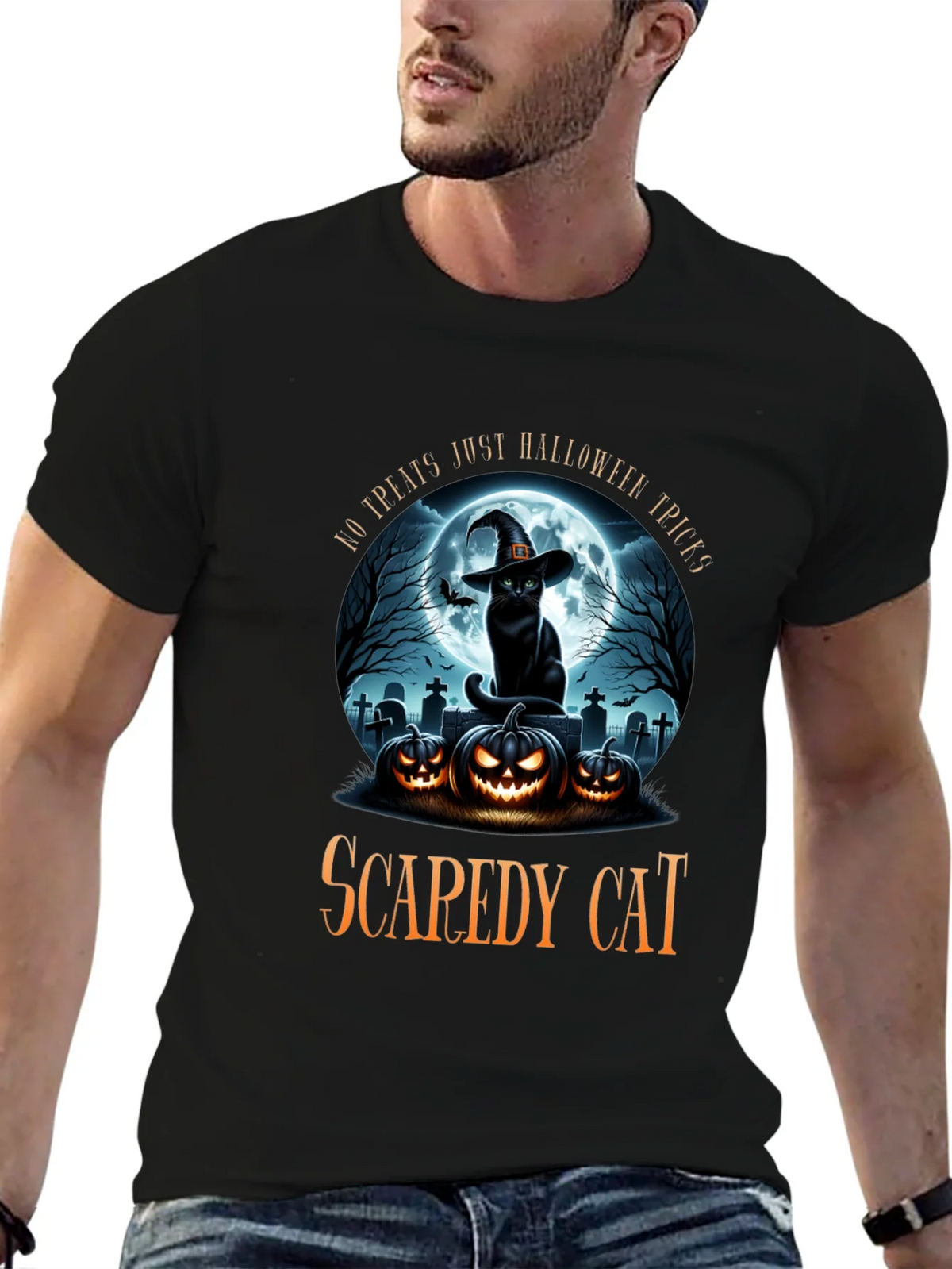 Halloween Cat T-Shirt - Scarey Spices product image 9