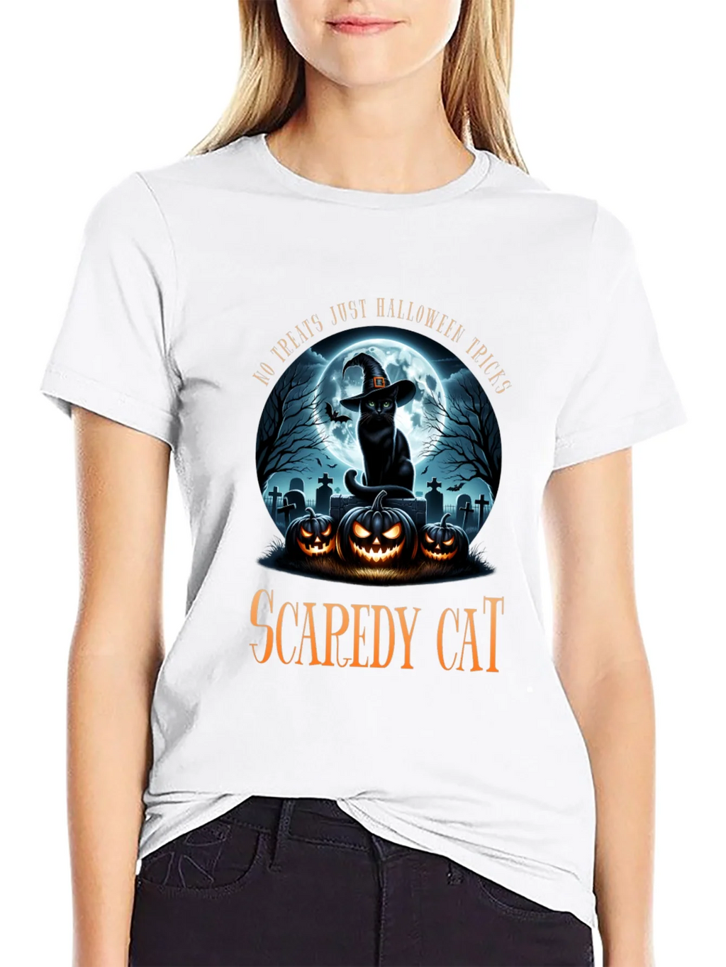 Halloween Cat T-Shirt - Scarey Spices product image 11