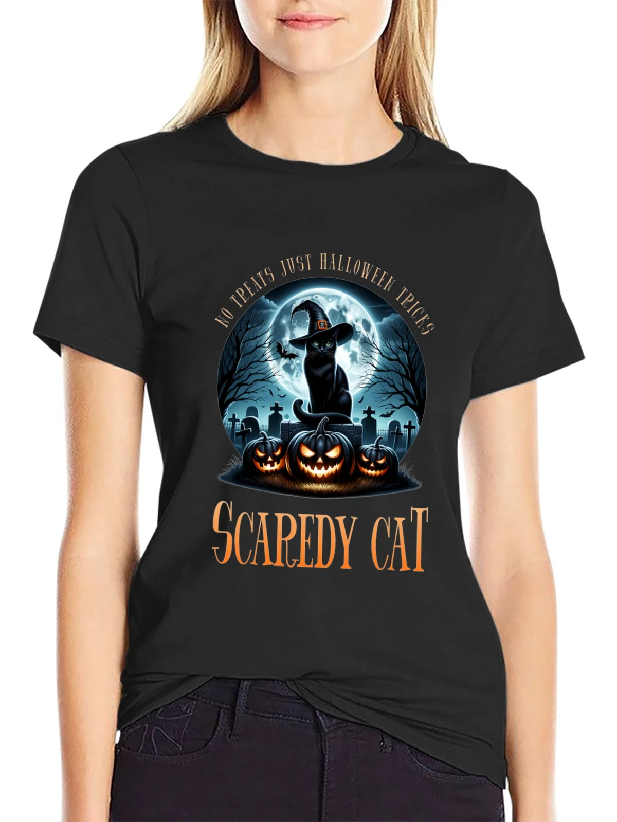 Halloween Cat T-Shirt - Scarey Spices product image 5
