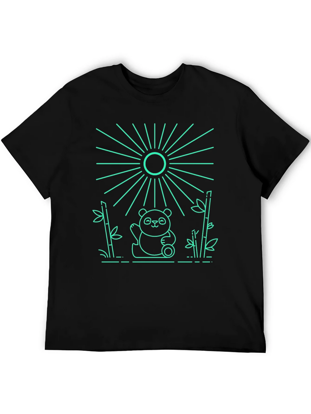 Panda Bamboo Graphic Tee - Cool Design product image 8
