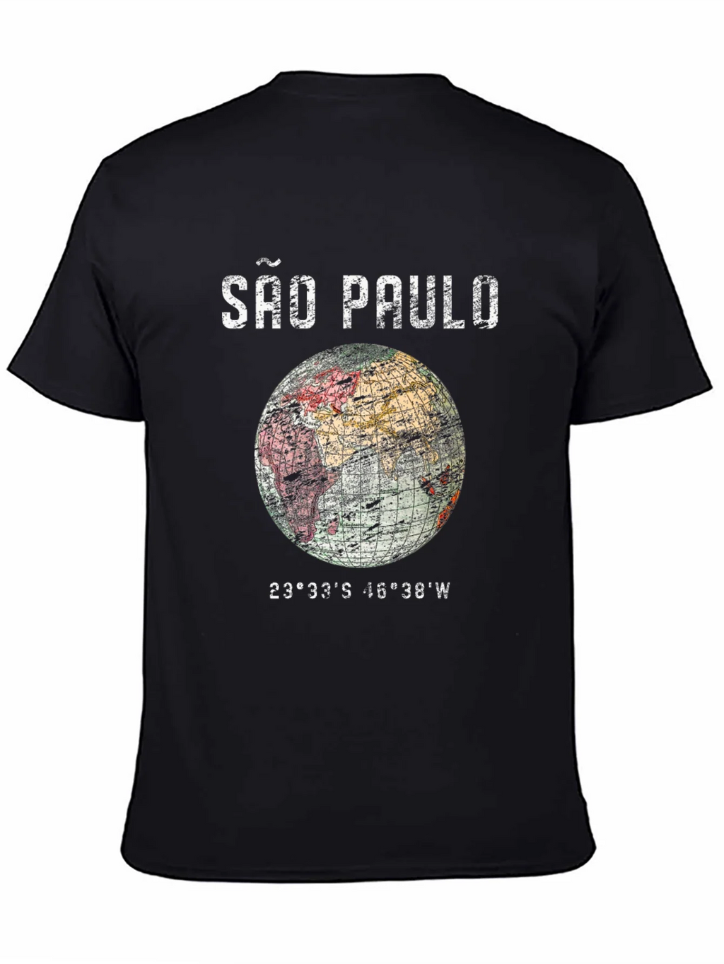 São Paulo Globe Graphic T-Shirt - Unisex product image 7