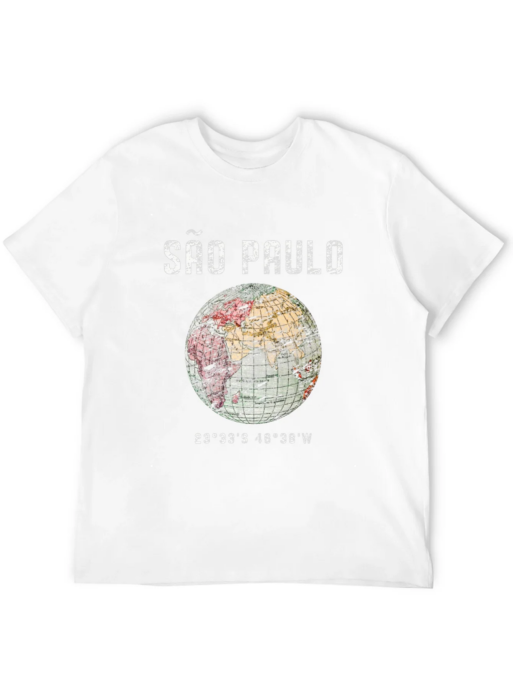 São Paulo Globe Graphic T-Shirt - Unisex product image 3