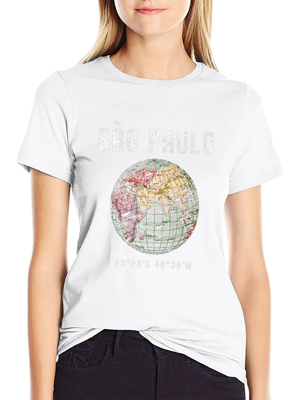 São Paulo Globe Graphic T-Shirt - Unisex product image 11