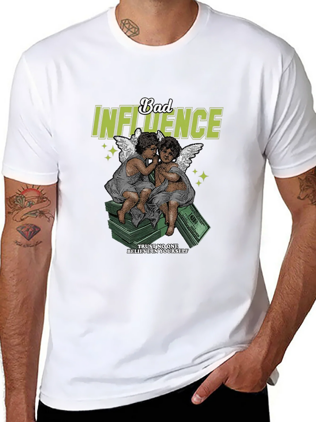Bad Influence Graphic Tee - Stylish Streetwear product image 10