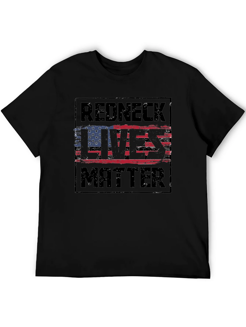 Redneck Lives Matter Graphic T-Shirt - Black product image 8