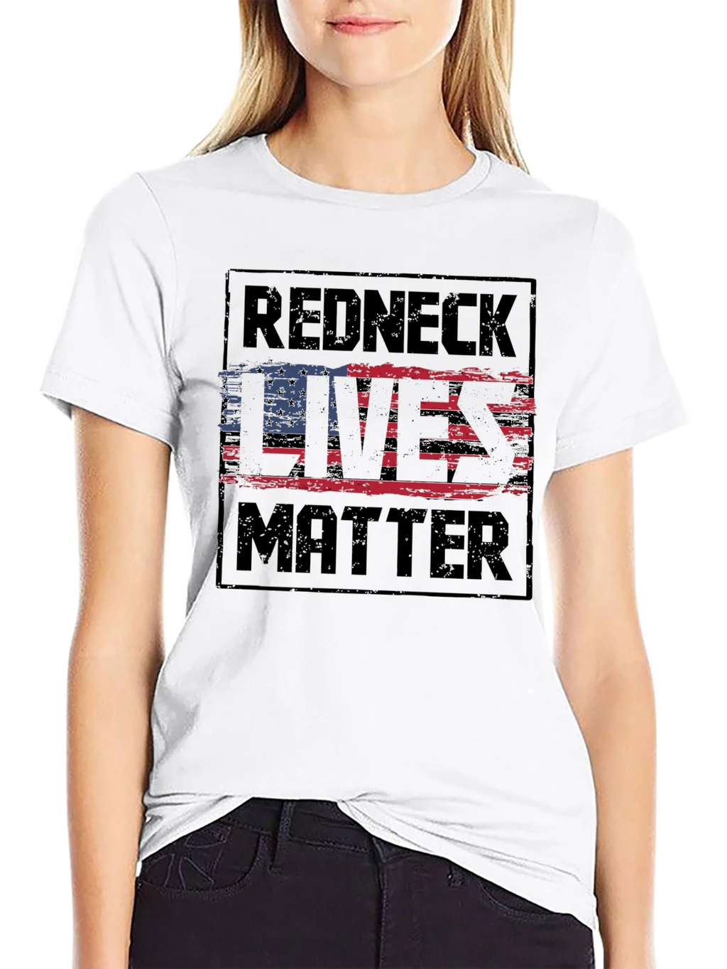 Redneck Lives Matter Graphic T-Shirt - Black product image 11