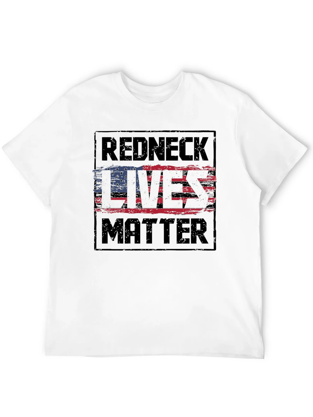 Redneck Lives Matter Graphic T-Shirt - Black product image 3