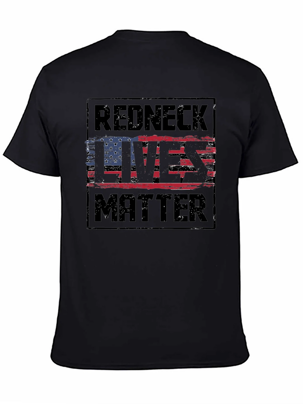 Redneck Lives Matter Graphic T-Shirt - Black product image 7