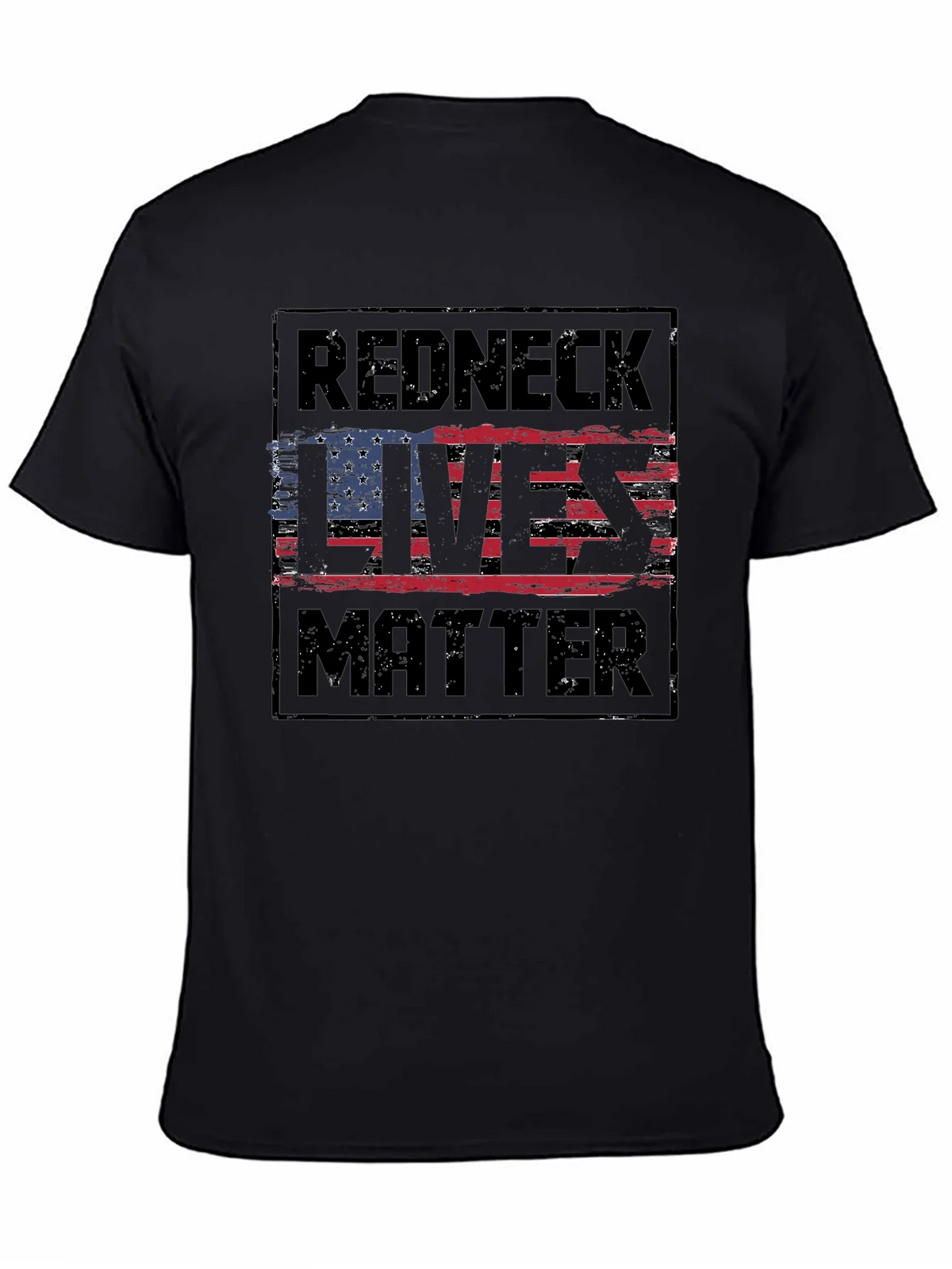 Redneck Lives Matter Graphic T-Shirt - Black product image 7
