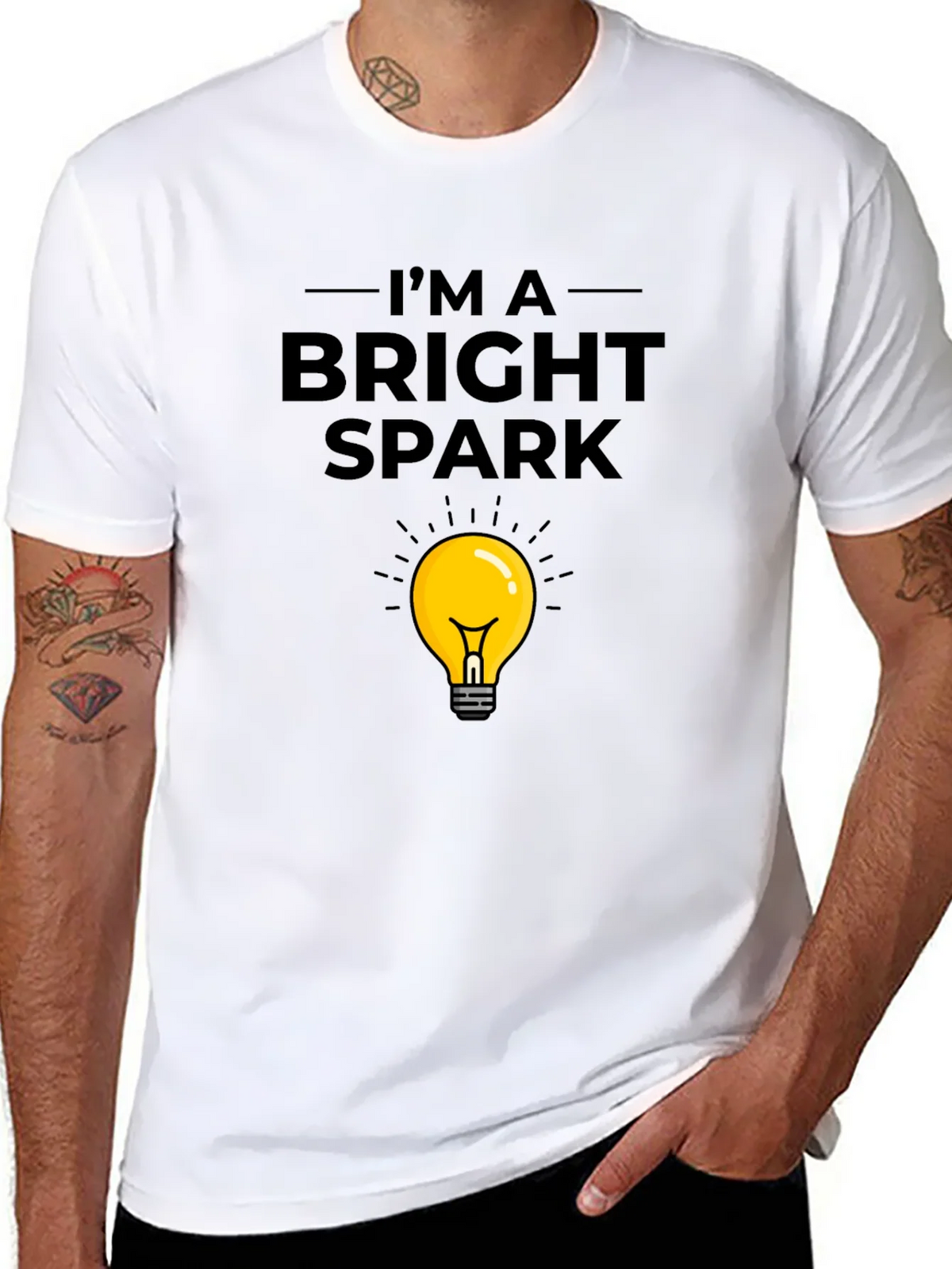 Bright Spark T-Shirt - Light Bulb Graphic Tee product image 10