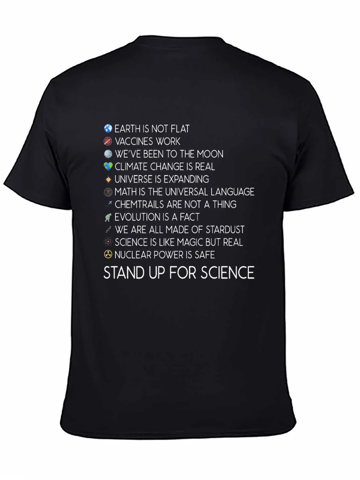 Science Facts Graphic T-Shirt - Stand Up For product image 7
