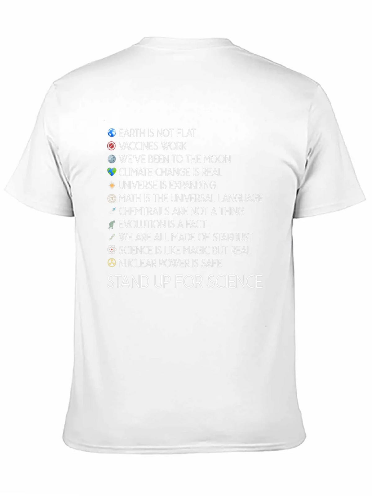 Science Facts Graphic T-Shirt - Stand Up For product image 2