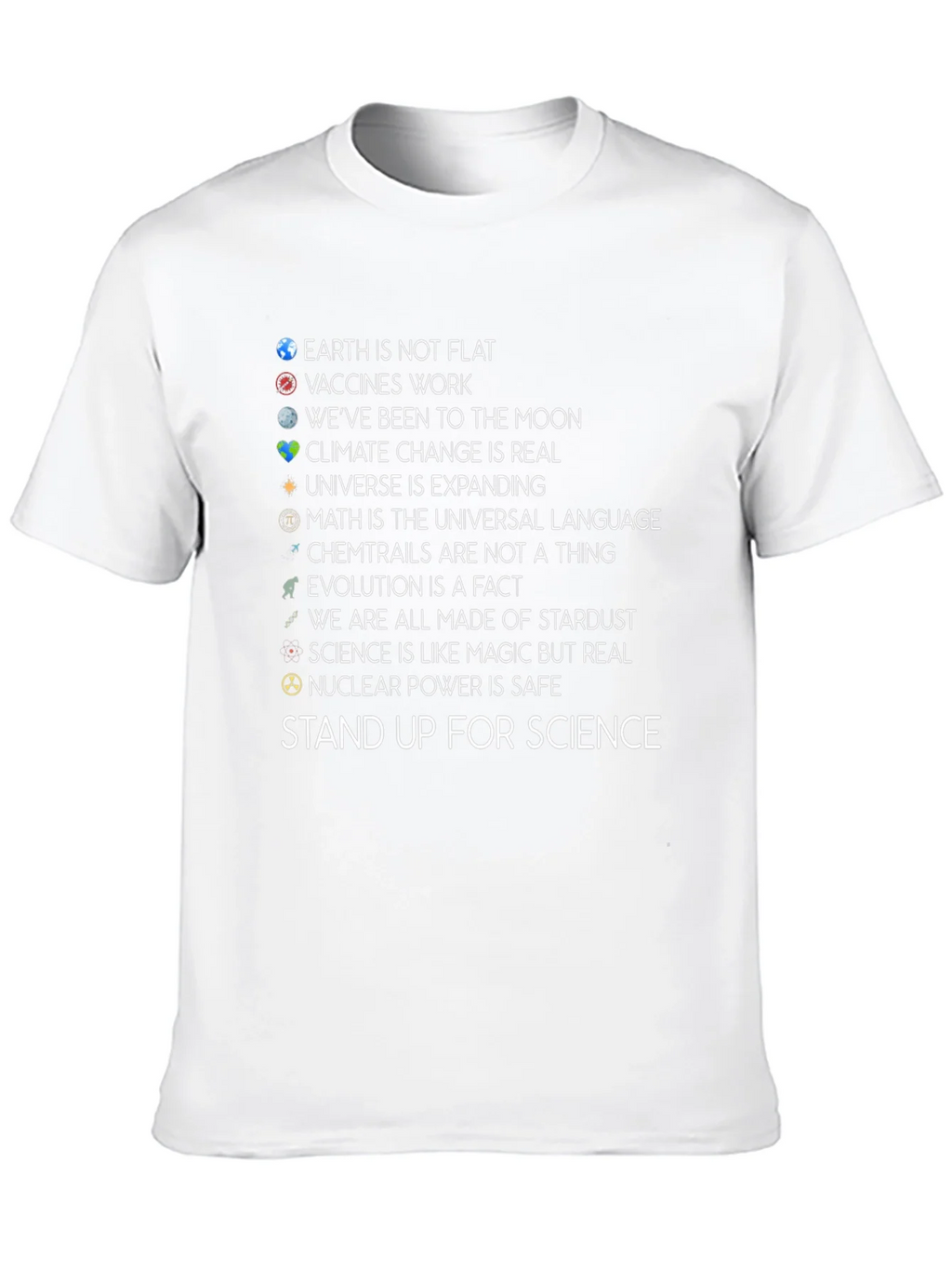 Science Facts Graphic T-Shirt - Stand Up For product image 12