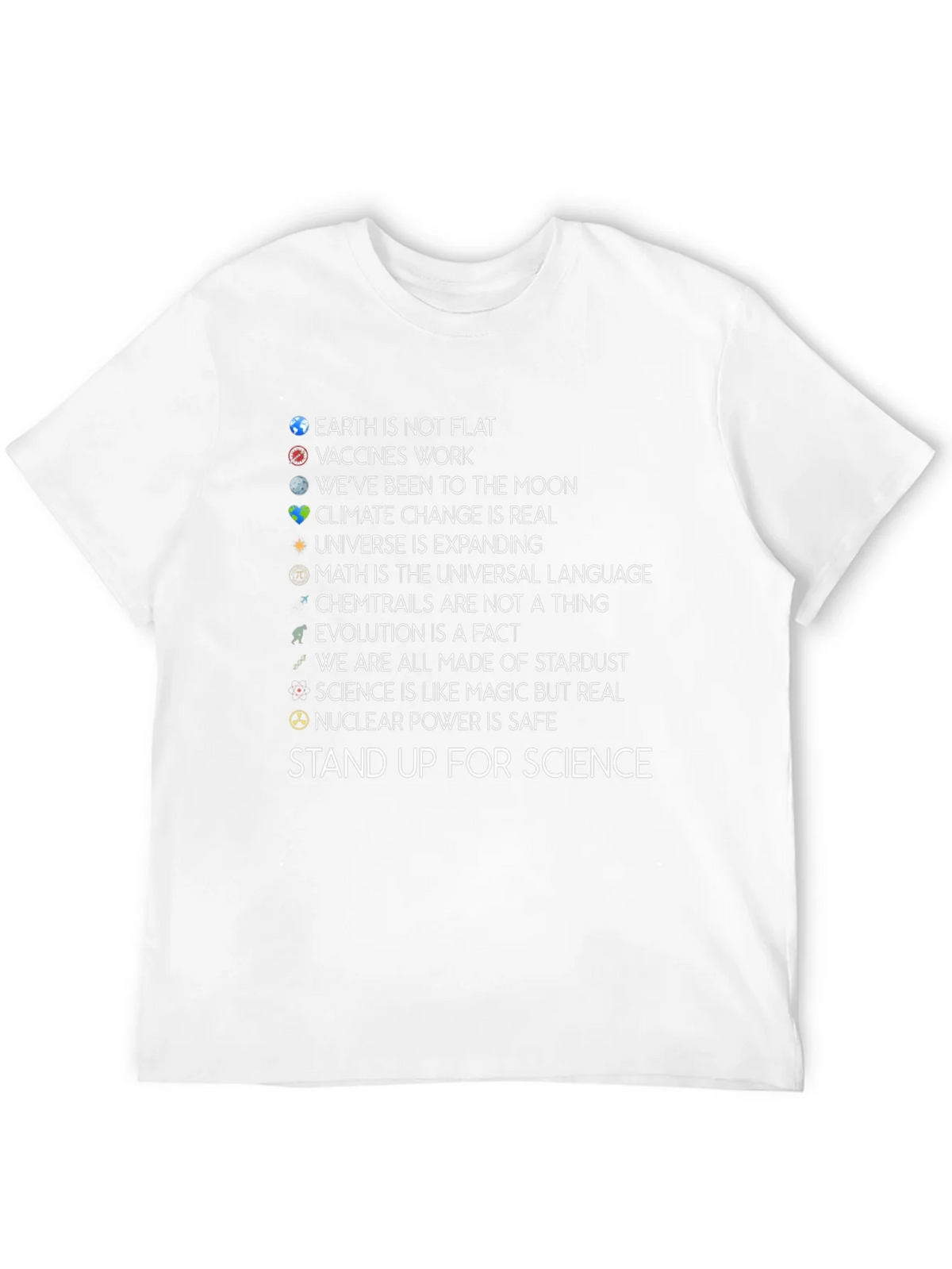 Science Facts Graphic T-Shirt - Stand Up For product image 3
