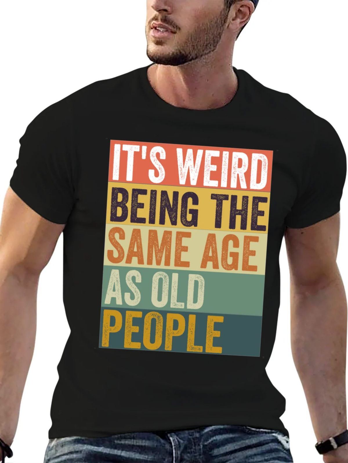 Funny Age Saying Mens Graphic Tee product image 9