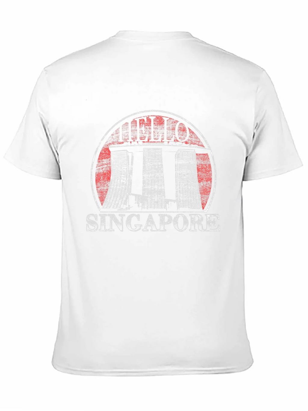 Singapore Vintage Graphic T-Shirt Black Cotton product image 2