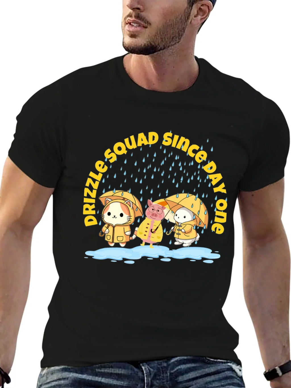 Drizzle Squad Cute Animal Graphic T-Shirt product image 9