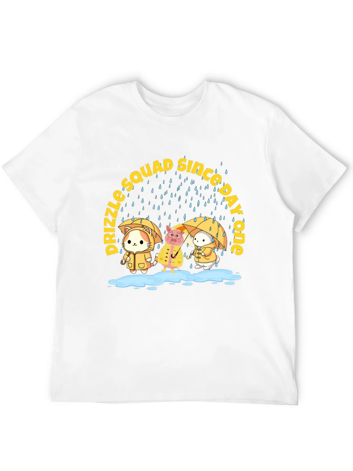 Drizzle Squad Cute Animal Graphic T-Shirt product image 3