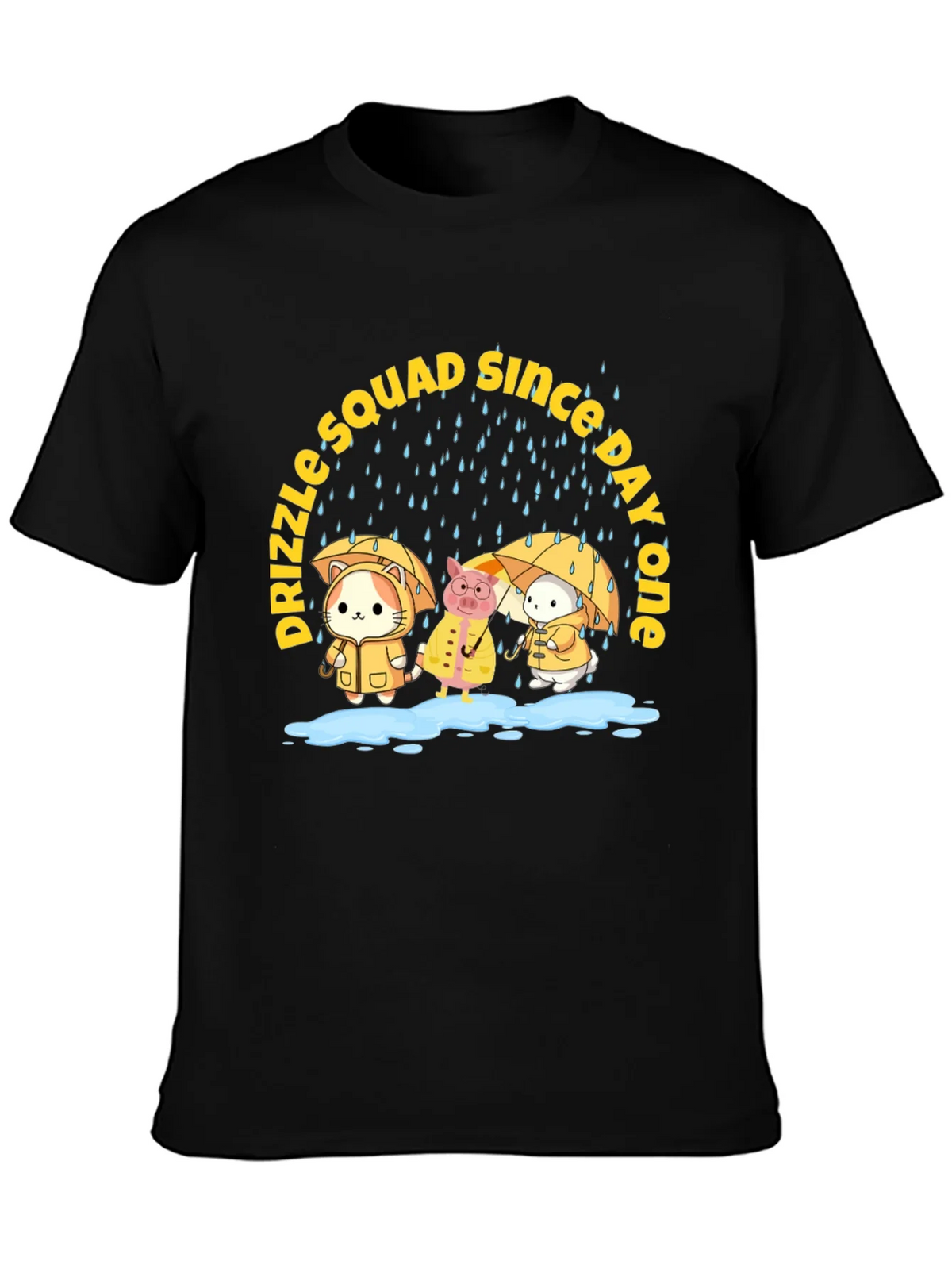 Drizzle Squad Cute Animal Graphic T-Shirt product image 6