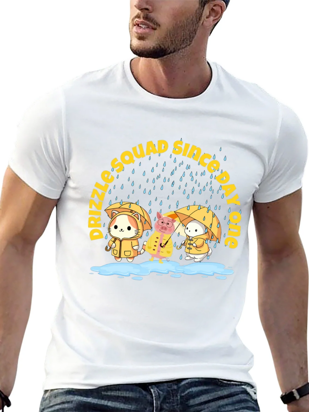 Drizzle Squad Cute Animal Graphic T-Shirt product image 4