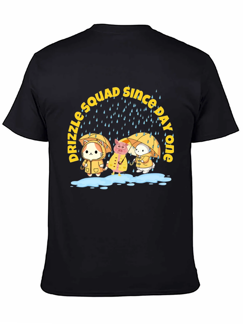 Drizzle Squad Cute Animal Graphic T-Shirt product image 7