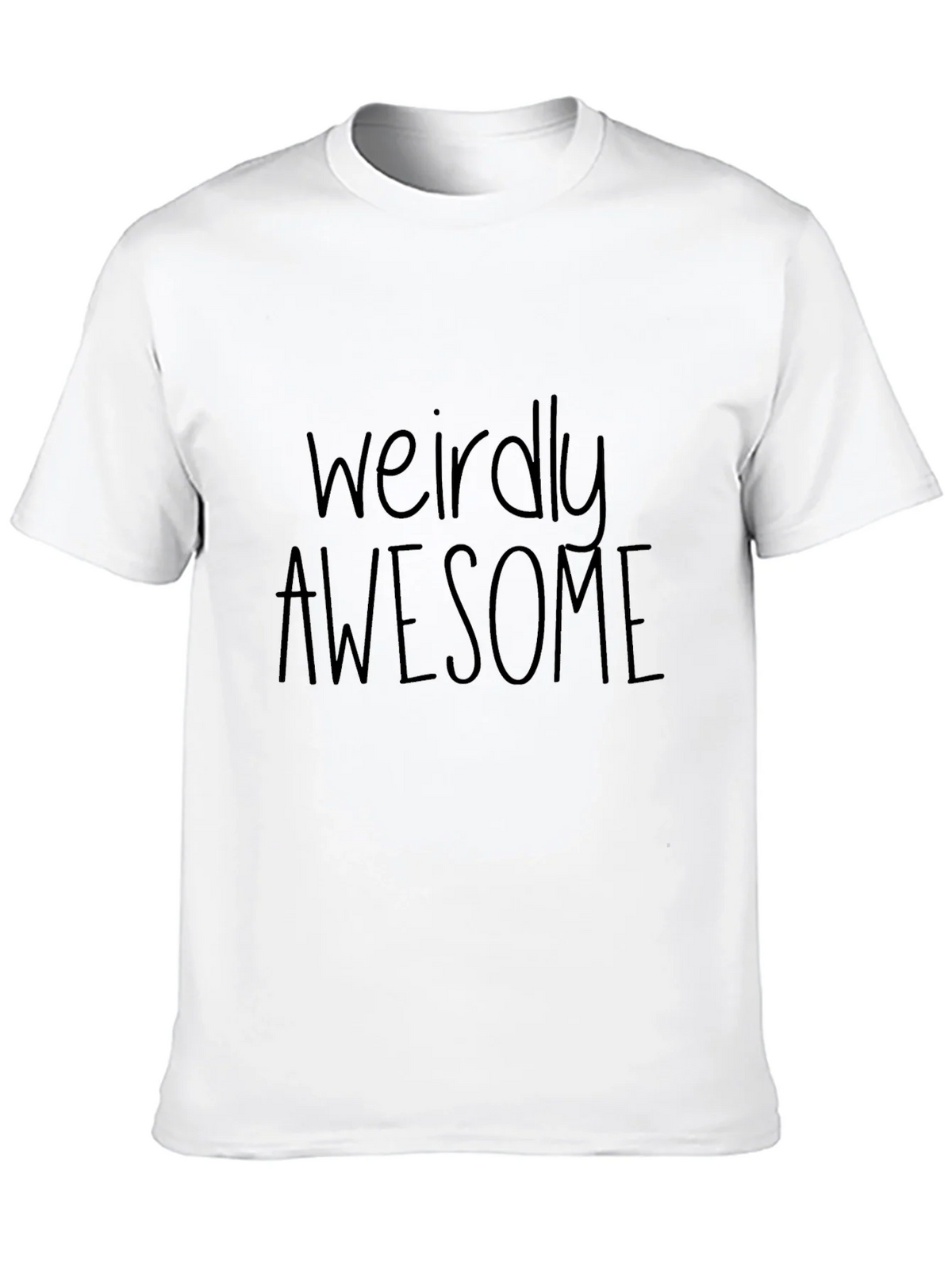 Weirdly Awesome Black Graphic Tee product image 12