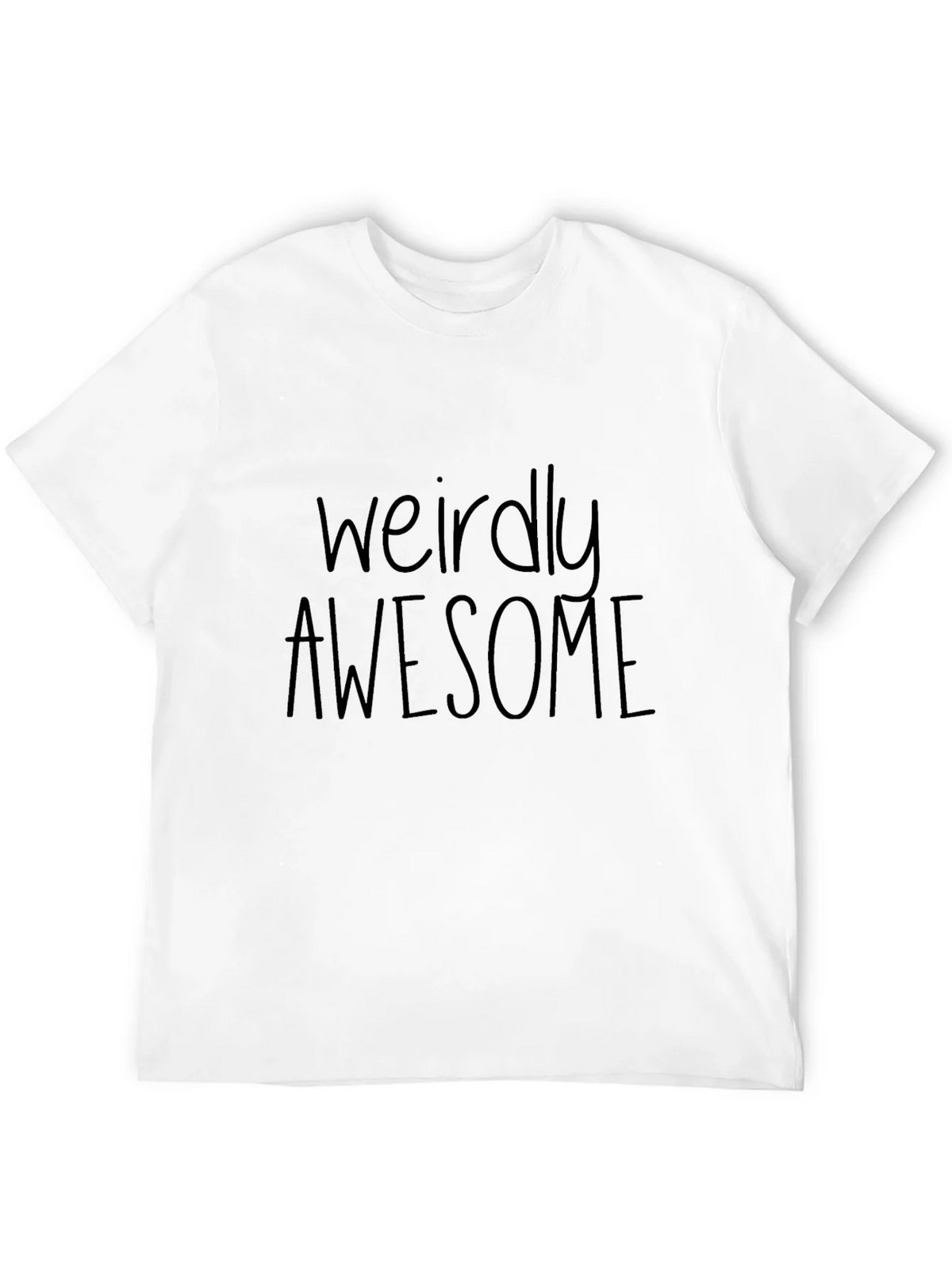 Weirdly Awesome Black Graphic Tee product image 3