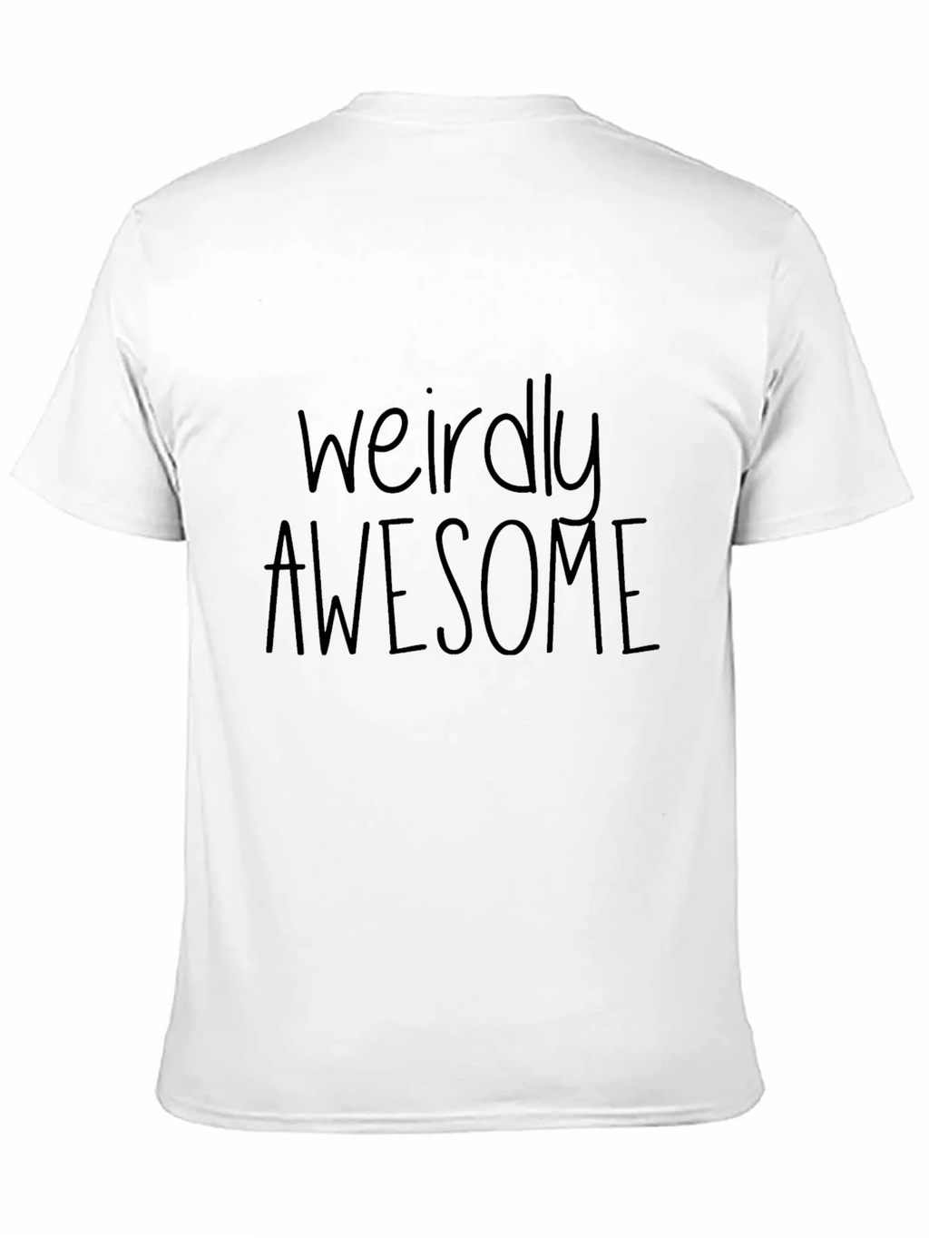 Weirdly Awesome Black Graphic Tee product image 2