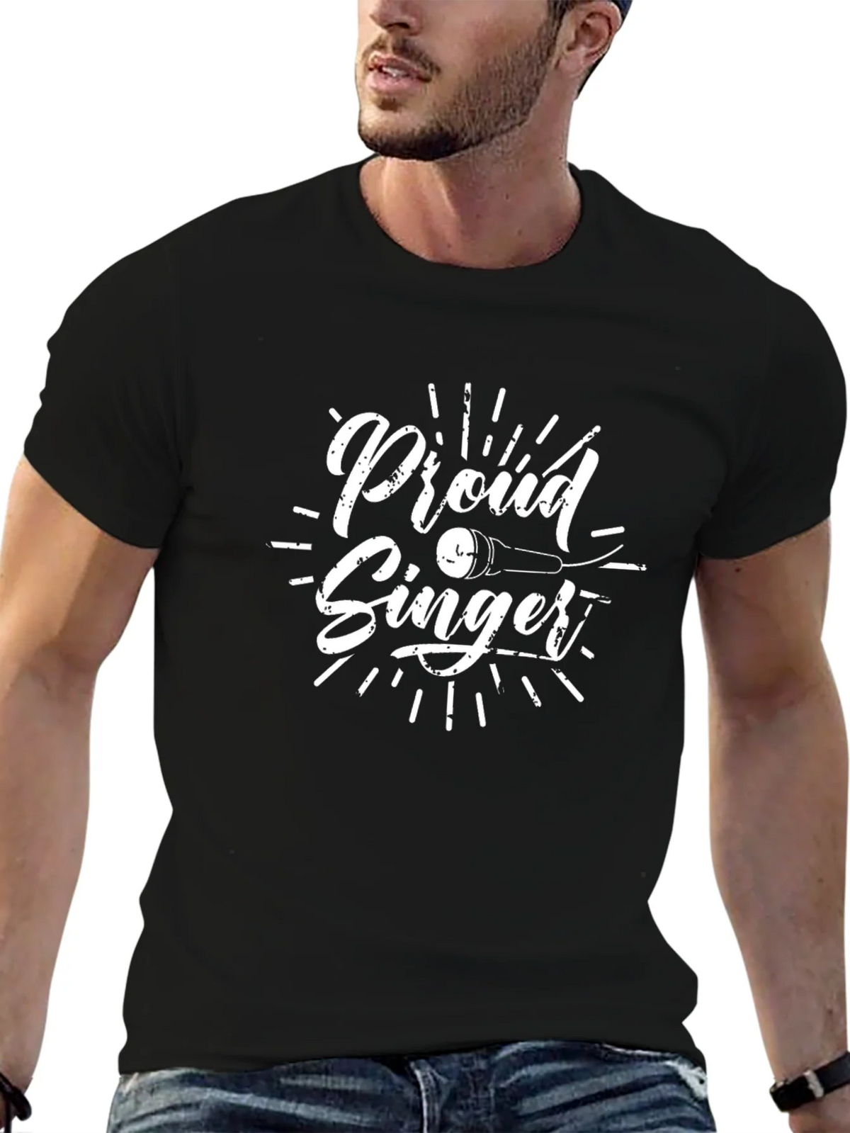 Proud Singer Graphic T-Shirt - Black product image 9