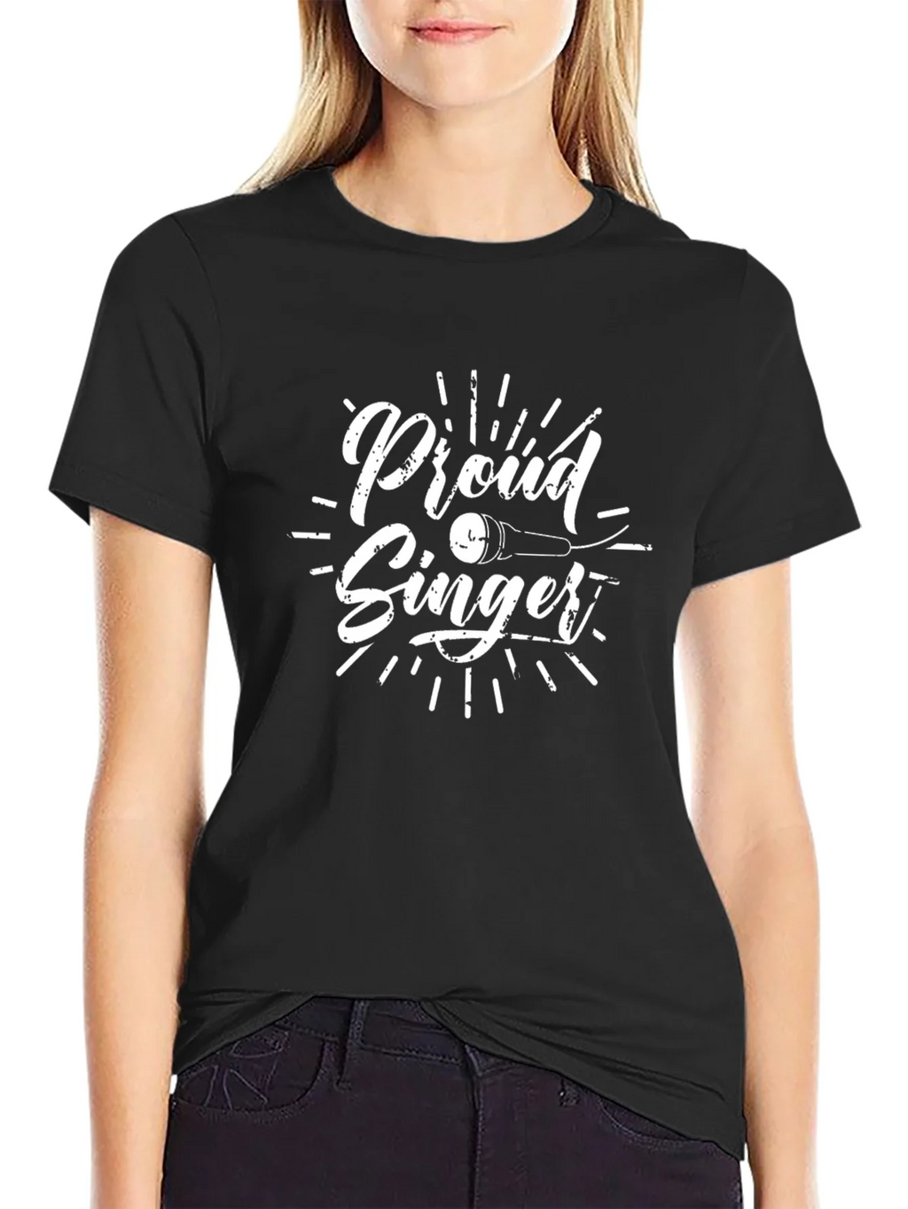 Proud Singer Graphic T-Shirt - Black product image 5