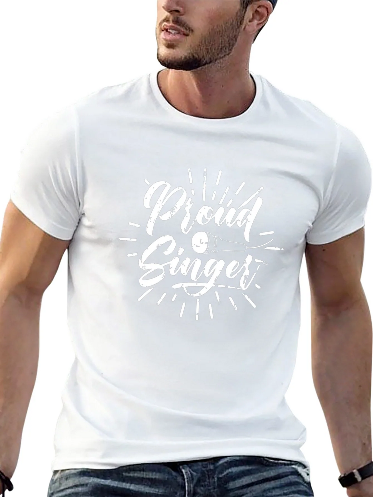 Proud Singer Graphic T-Shirt - Black product image 4