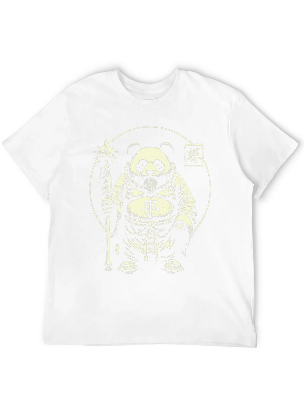 Panda Monk Graphic Tee - Unique Design Stylish Black T-Shirt product image 3