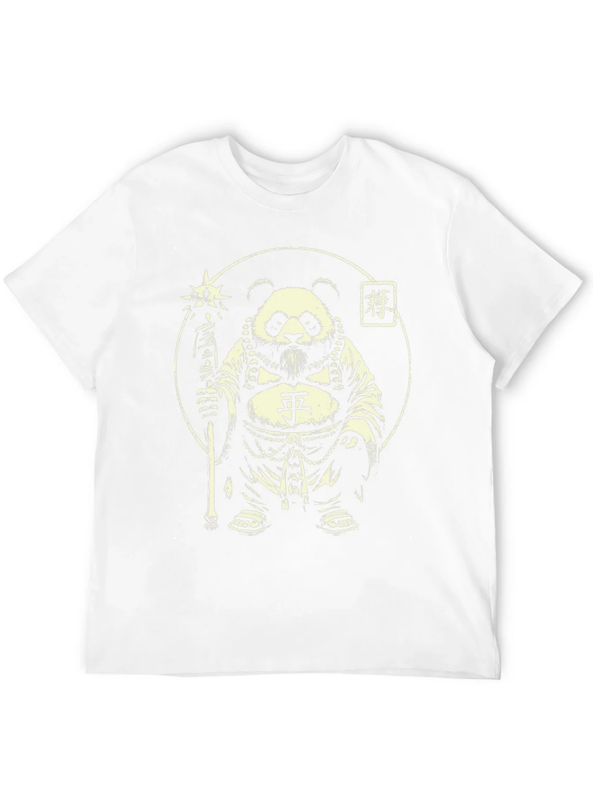 Panda Monk Graphic Tee - Unique Design Stylish Black T-Shirt product image 3
