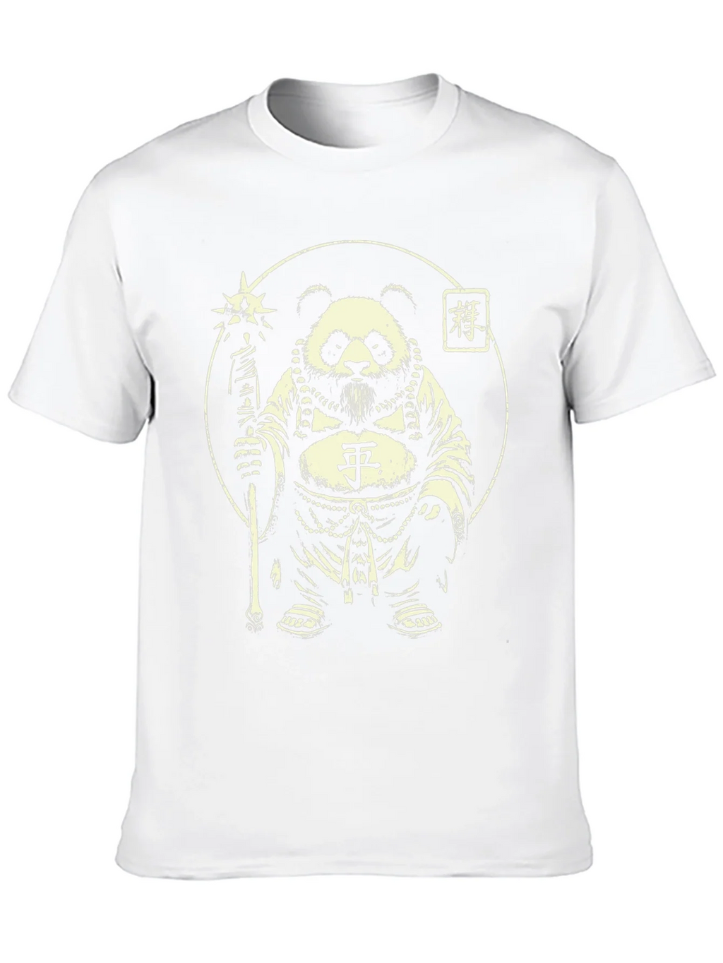 Panda Monk Graphic Tee - Unique Design Stylish Black T-Shirt product image 12