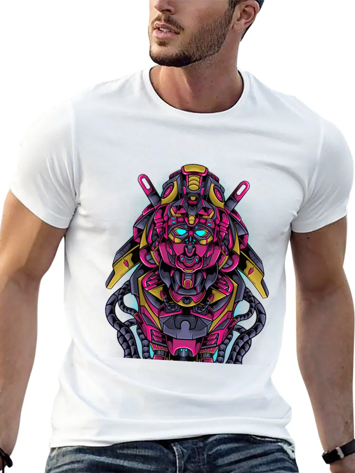 Cyber Samurai Graphic Tee product image 4