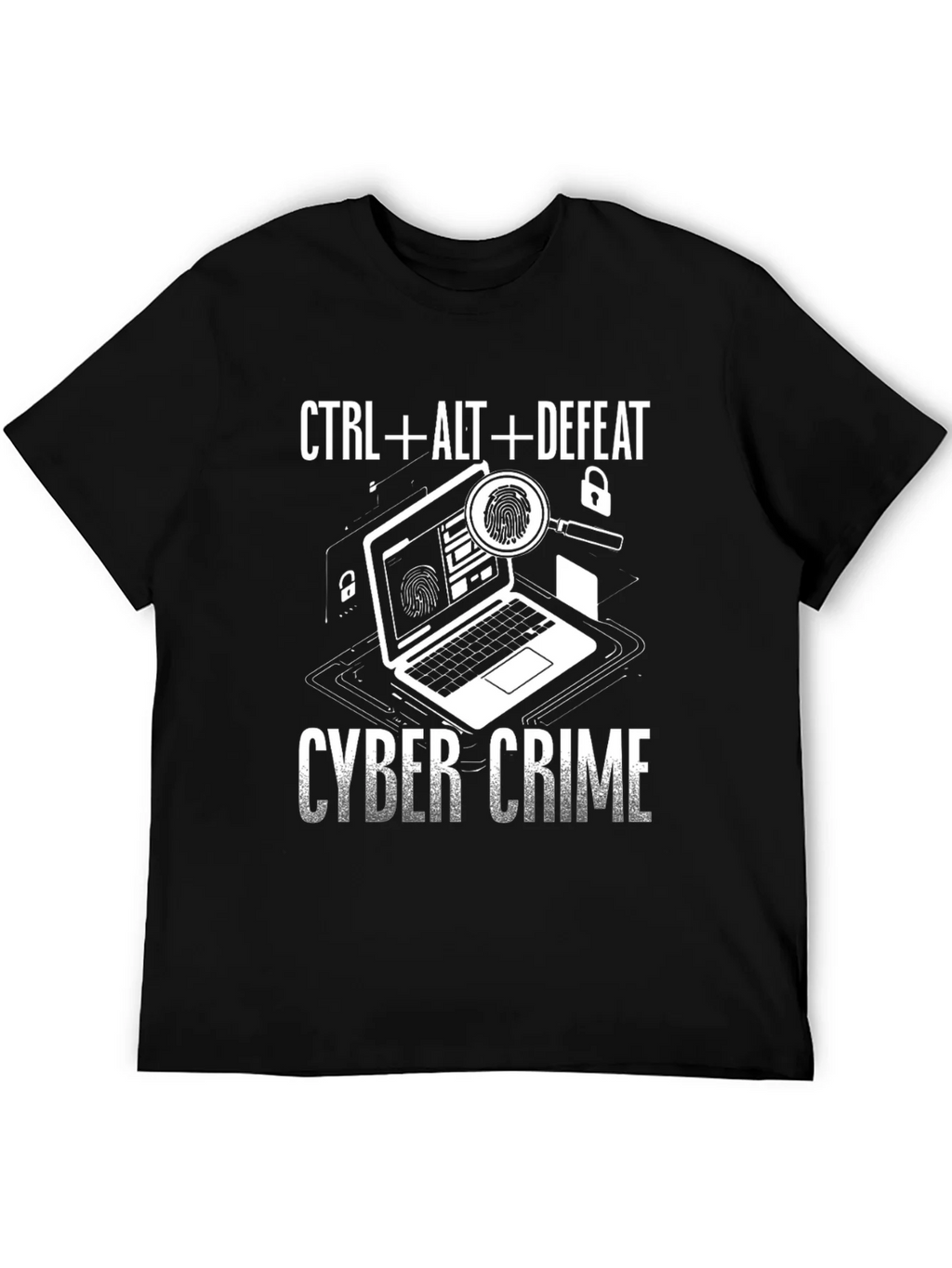Cyber Crime T-Shirt - CTRL+ALT+DEFEAT - Anti-Hacking Tee product image 8