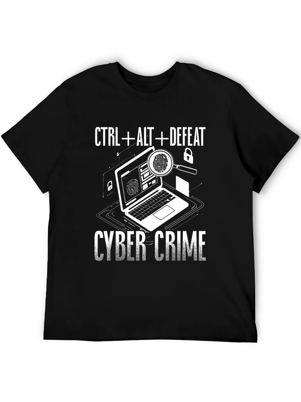 Cyber Crime T-Shirt - CTRL+ALT+DEFEAT - Anti-Hacking Tee product image 8