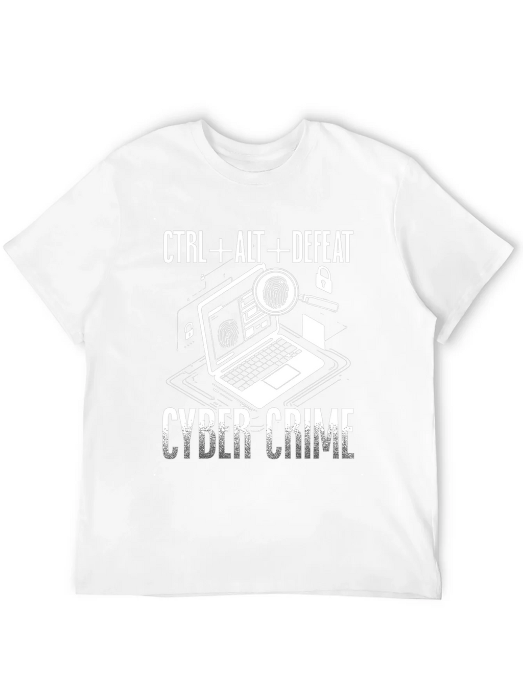 Cyber Crime T-Shirt - CTRL+ALT+DEFEAT - Anti-Hacking Tee product image 3