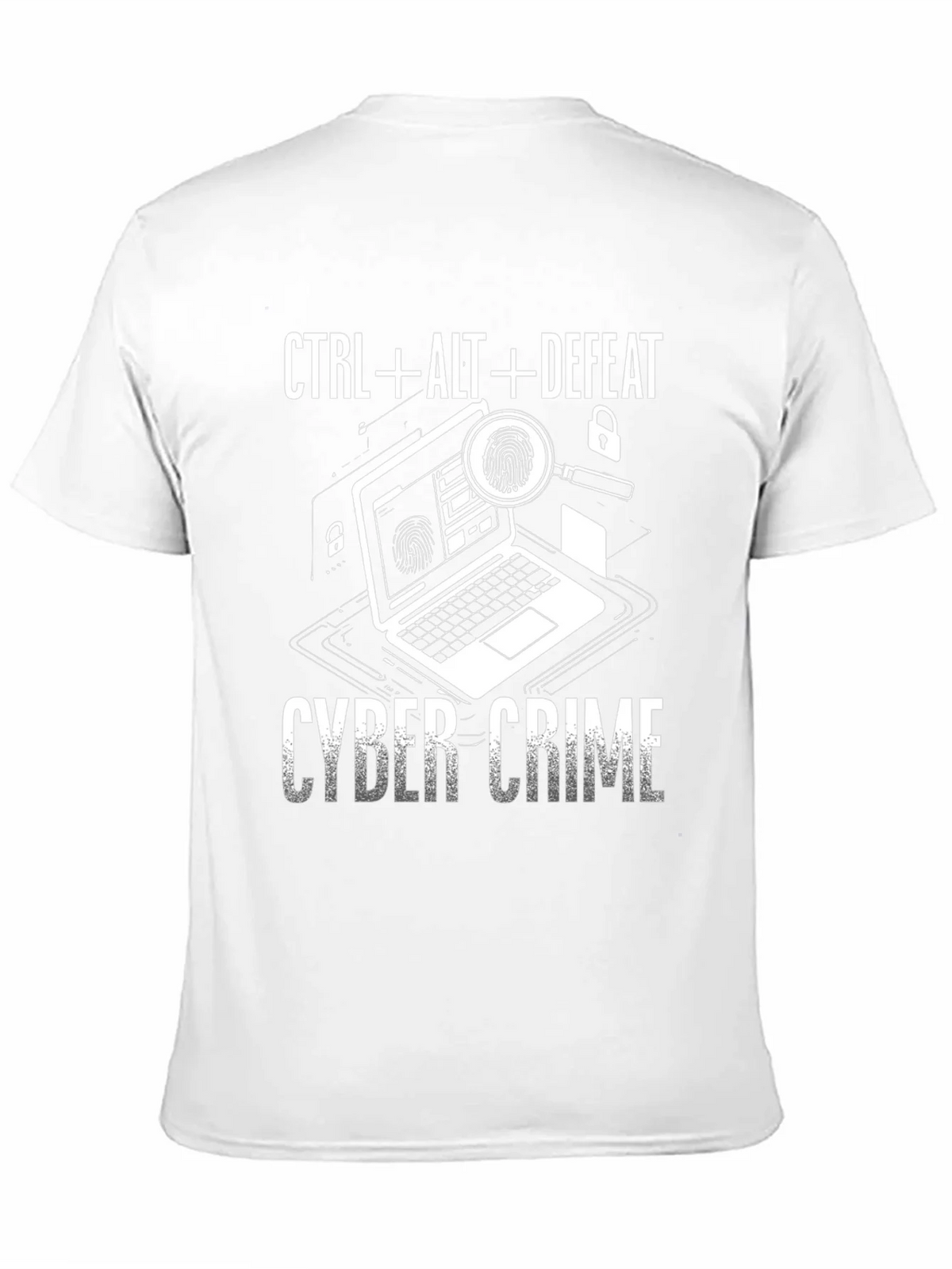 Cyber Crime T-Shirt - CTRL+ALT+DEFEAT - Anti-Hacking Tee product image 2